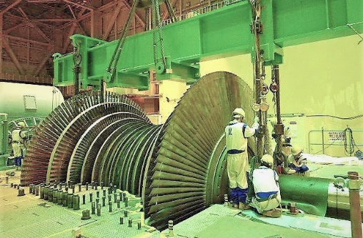 Inspection and repairing of a turbine