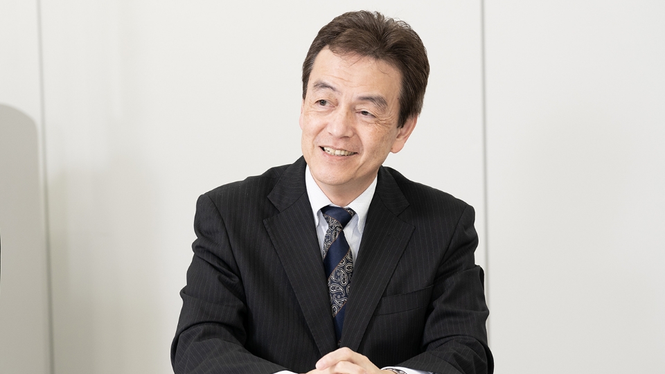 社内にある要素技術を組み合わせて開発 社員写真